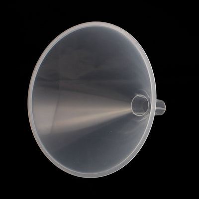 Harfington 150mm Mouth Dia Household Lab Liquid Water Oil Plastic Funnel Transfer Filling Tool