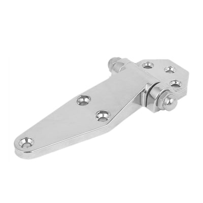 Harfington 145mm Length Metal Refrigerator Freezer Door Lock Hinge Hardware Silver Tone
