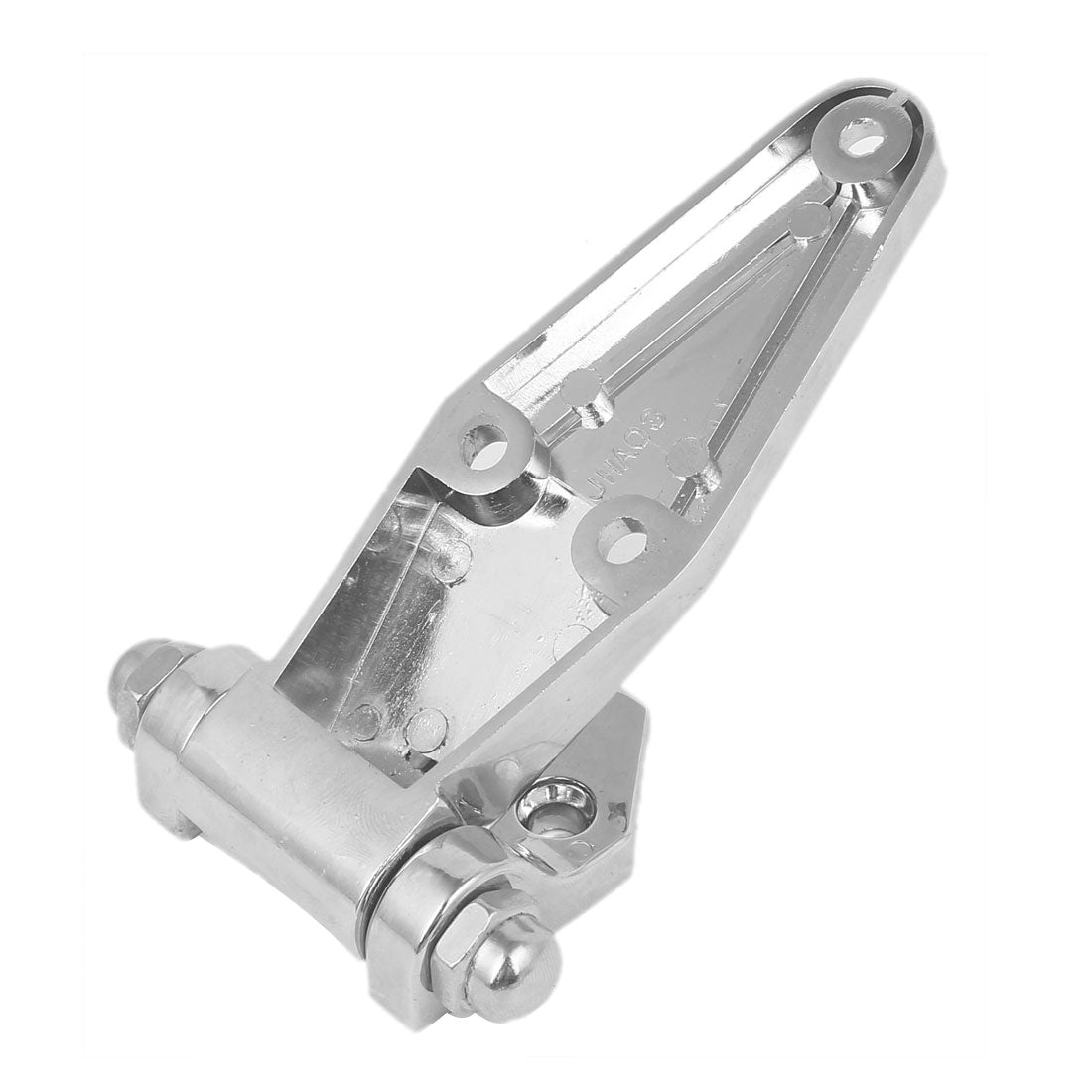 Harfington 145mm Length Metal Refrigerator Freezer Door Lock Hinge Hardware Silver Tone
