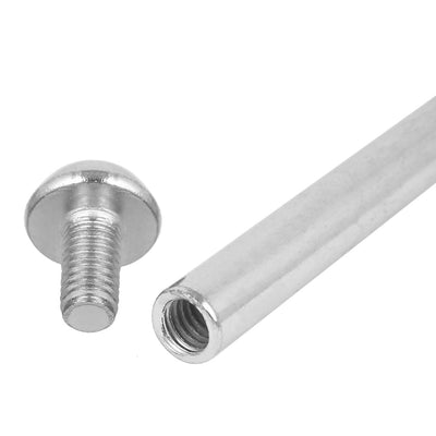 Harfington 8mmx29mm Hex Socket Cap Head Screw Bolt w Sleeve Connector Nut 10pcs