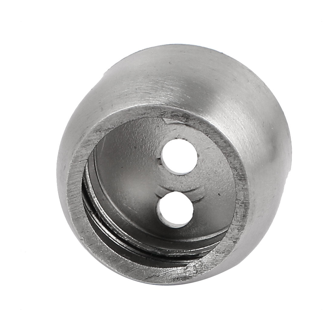 Harfington 19 mm Durchmesser, Edelstahl, Kleiderstangen-Flansch, runder Sockelhalter, silberfarben, 10 Stück