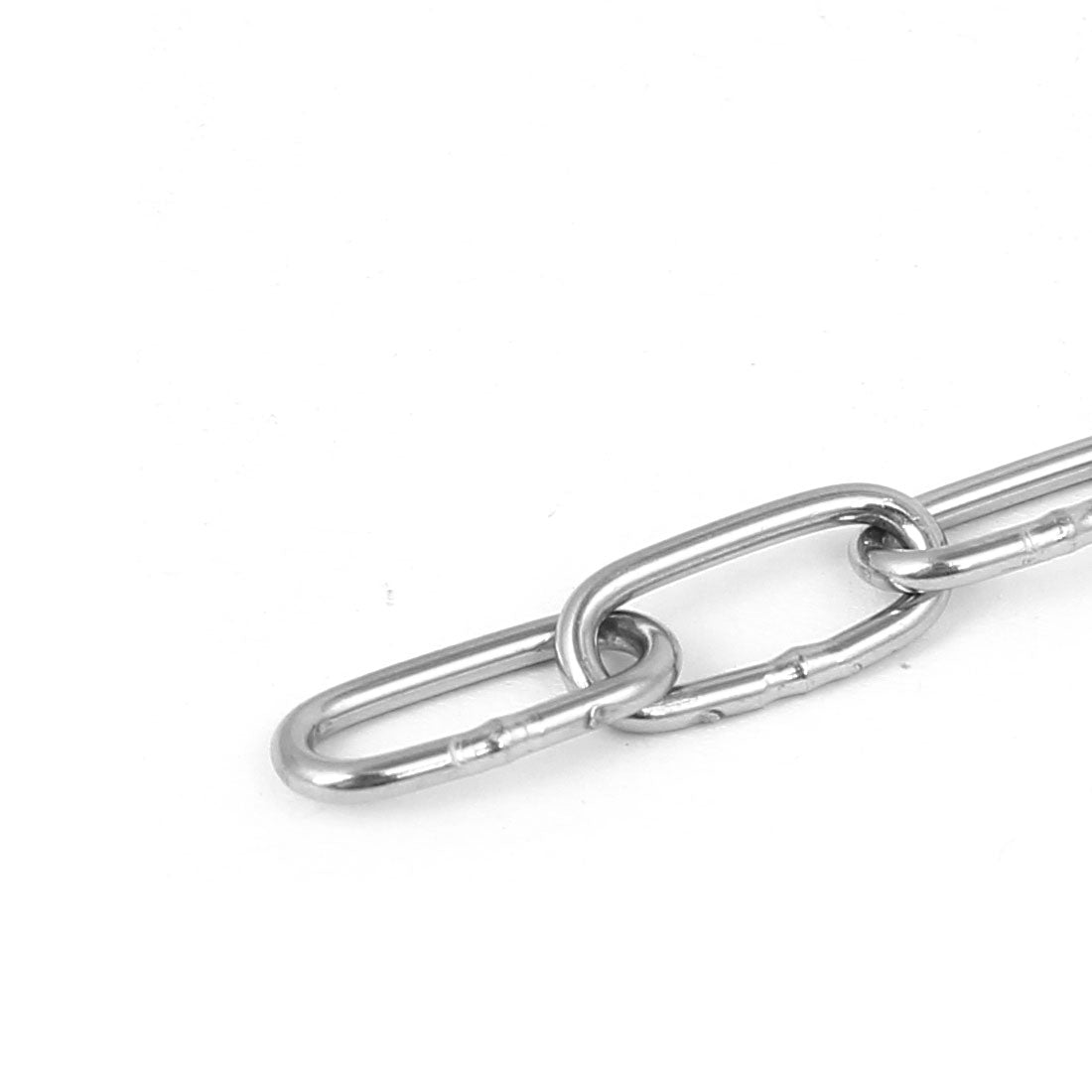 Harfington Training Clothes Hanging 304 Stainless Steel Coil Chain Silver Tone M1.5x10Ft