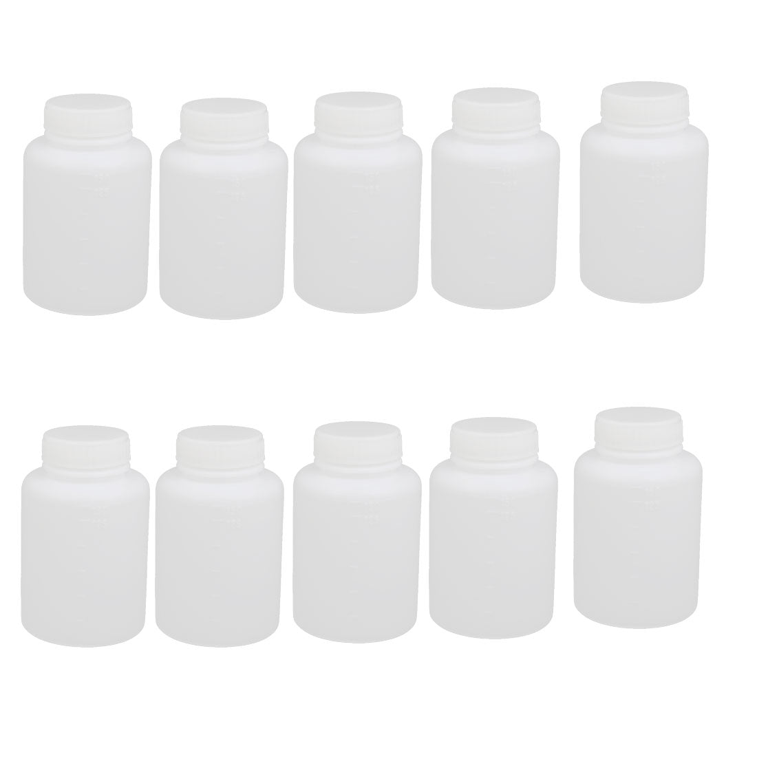 Harfington 150ml 29mm Diameter PP Plastic Round Shaped Narrow Mouth Bottle Clear 10pcs