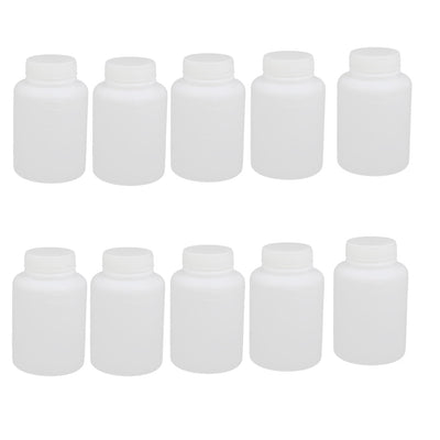 Harfington 150ml 29mm Diameter PP Plastic Round Shaped Narrow Mouth Bottle Clear 10pcs