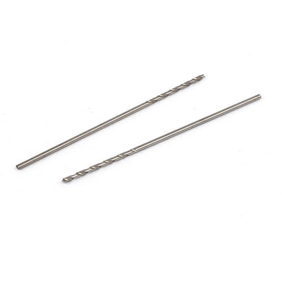 Harfington 0.65mm Drilling Dia 30mm Length HSS Straight Shank Twist Drill Bit 10pcs