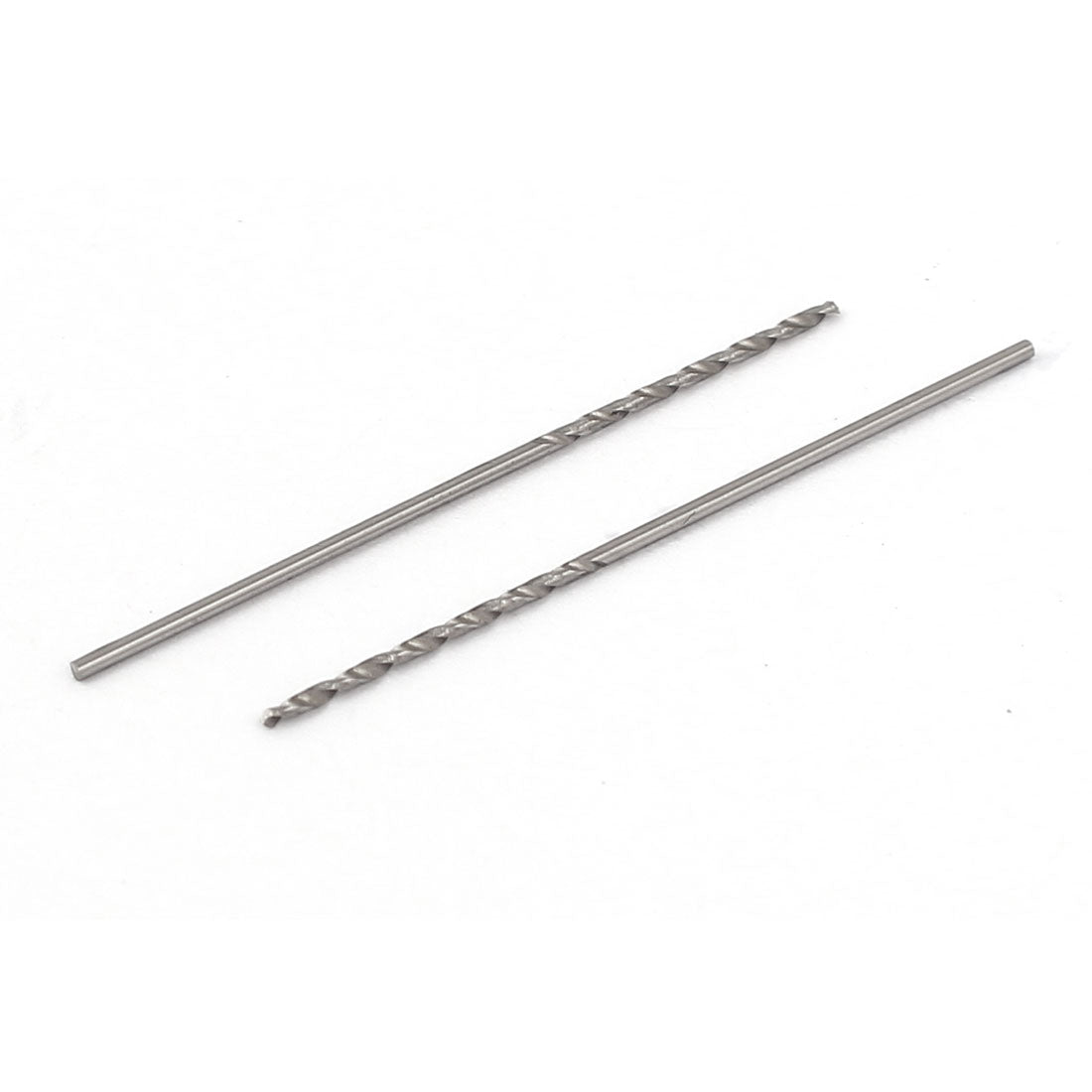 Harfington 0.8mm Drilling Diameter 36mm Length HSS Straight Shank Twist Drill Bit 10pcs