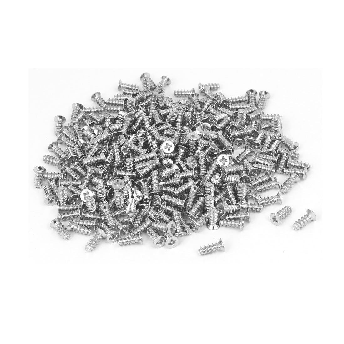 Harfington M4 x 10mm Nickel Plated Phillips Computer PC Case Fan Screw Silver Tone 300pcs