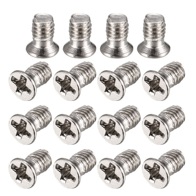 Harfington Computer PC Case 2.5" HDD Flat Phillips Head Hard Drive Screw M3x4.8mm 200pcs