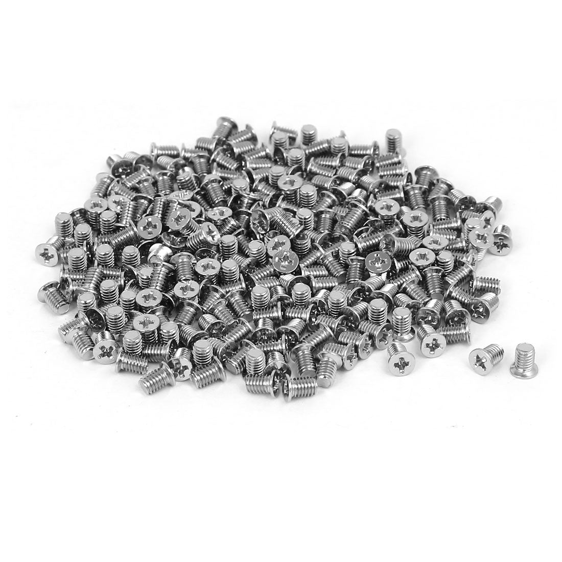Harfington Computer PC Case 2.5" HDD Flat Phillips Head Hard Drive Screw M3x4.8mm 300pcs