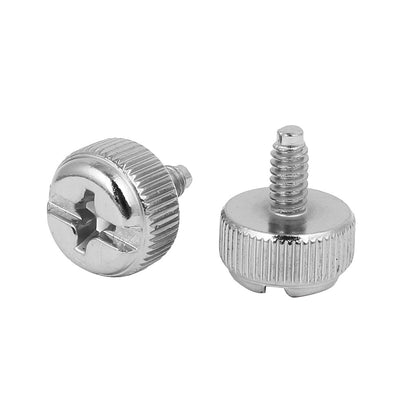 Harfington 6#-32 UNC Metal Knurled Phillips Head Thumb Screw 40pcs for Computer PC Case