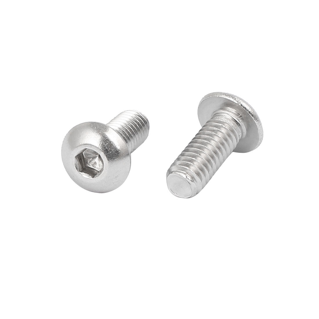 Harfington M4x12mm 316 Stainless Steel Round Button Head Hex Socket Cap Screw Bolt 20pcs
