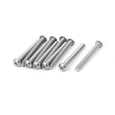 Harfington M4x40mm 316 Stainless Steel Round Button Head Hex Socket Cap Screw Bolt 10pcs