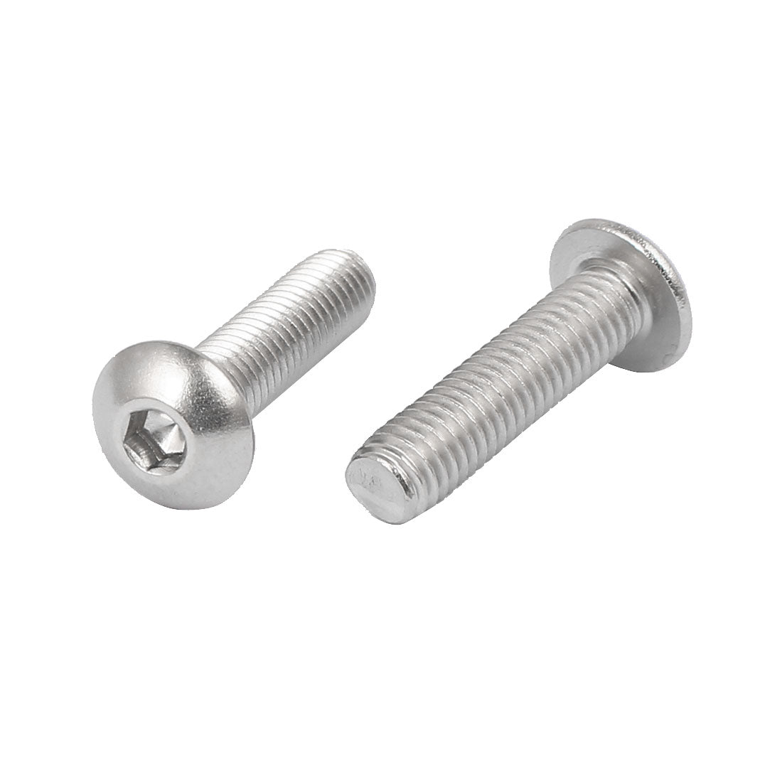 Harfington M6x18mm 316 Stainless Steel Button Head Hex Socket Cap Screw Bolt Fastener 10pcs