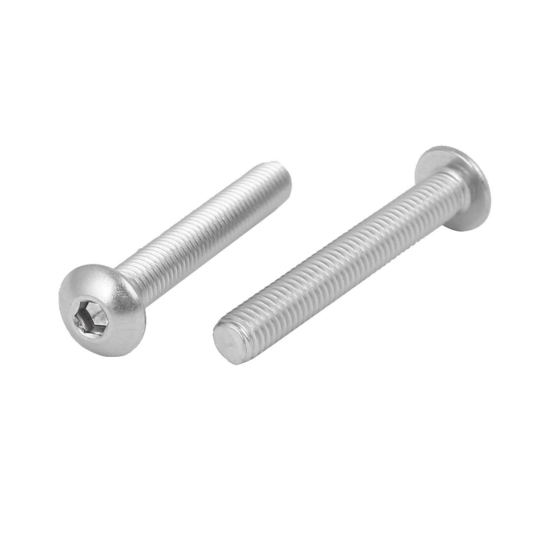 Harfington M6x40mm 316 Stainless Steel Button Head Hex Socket Cap Screw Bolt Fastener 5pcs