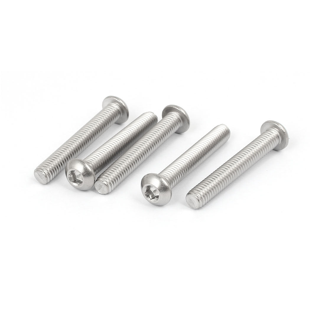 Harfington M6x40mm 316 Stainless Steel Button Head Hex Socket Cap Screw Bolt Fastener 5pcs