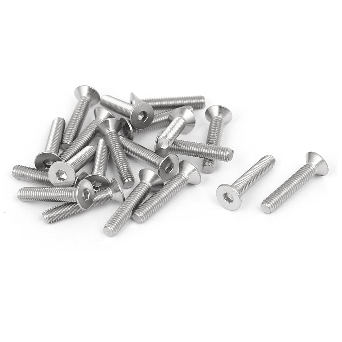 Harfington DIN7991 M3x16mm 316 Stainless Steel Flat Head Hex Socket Cap Screw Bolt 20pcs