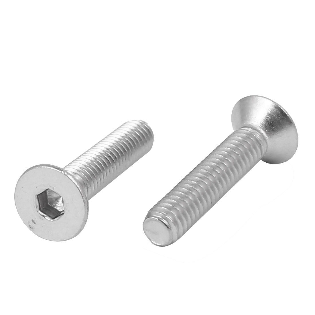 Harfington M4x20mm 316 Stainless Steel Flat Head Hex Socket Cap Screw Bolt Fastener 20pcs