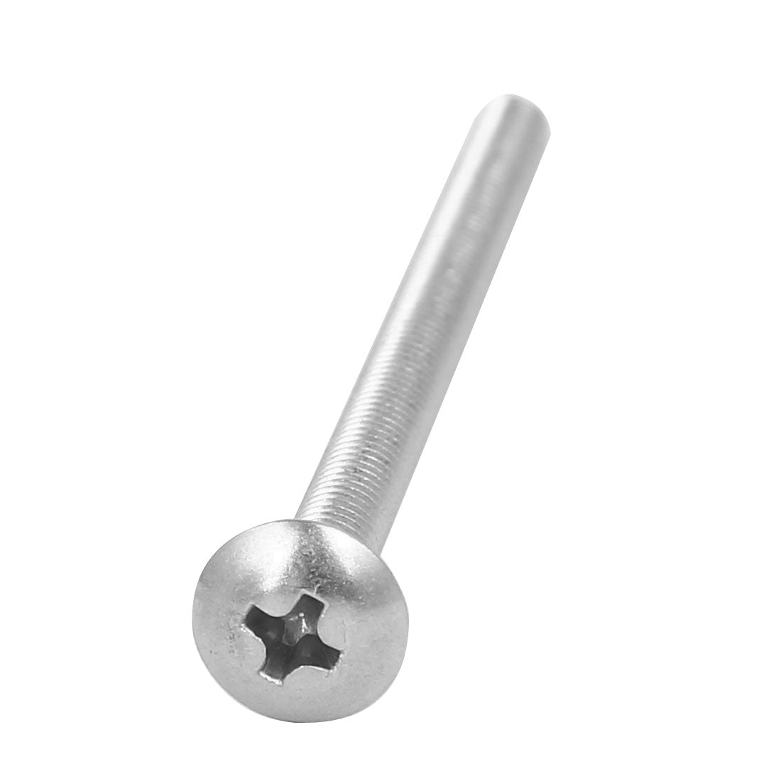 Harfington M4x60mm 316 Stainless Steel  Phillips Head Machine Screw Silver Tone 10pcs