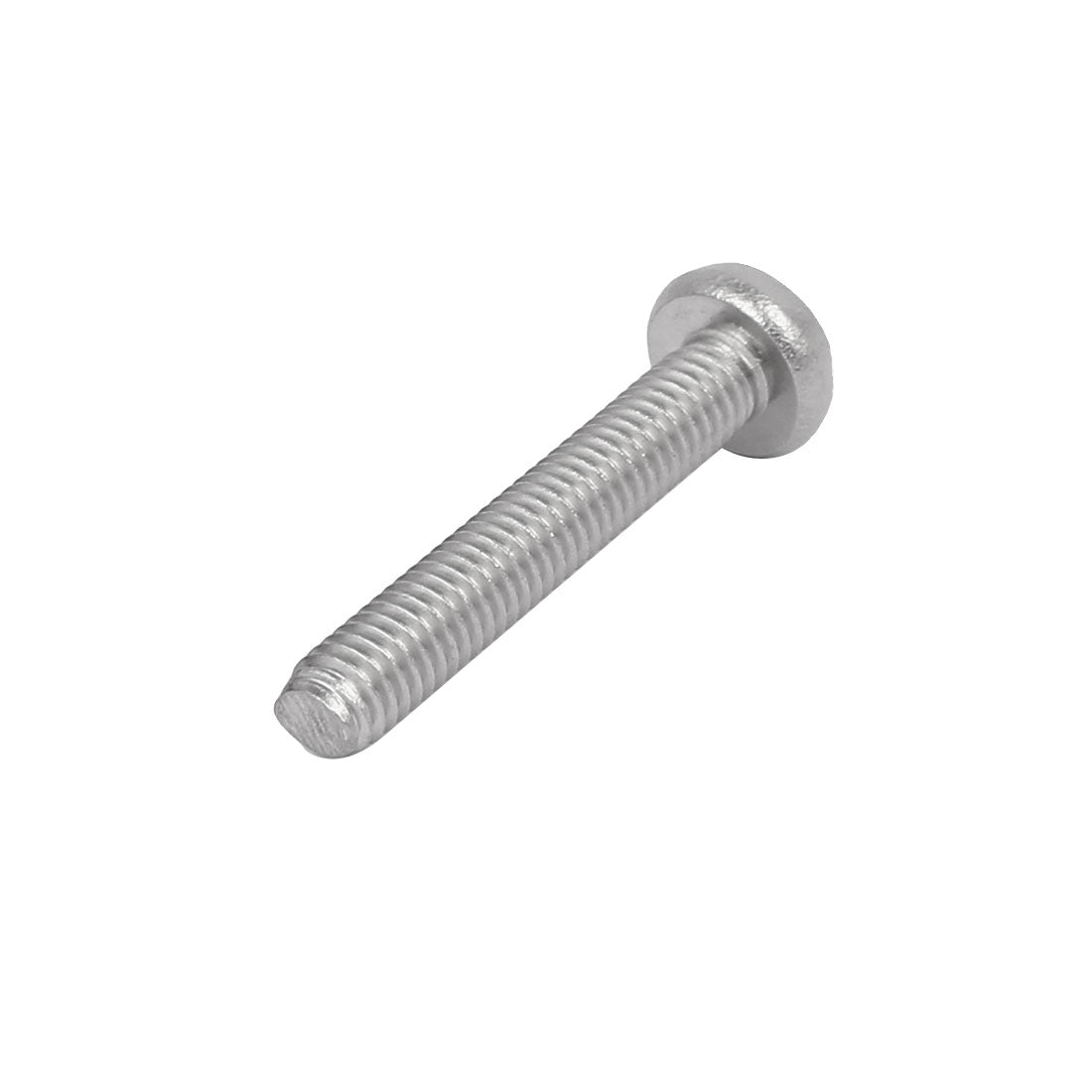 Harfington M4 x 25mm 316 Stainless Steel Round Torx Head Machine Screw  Silver Tone 15pcs