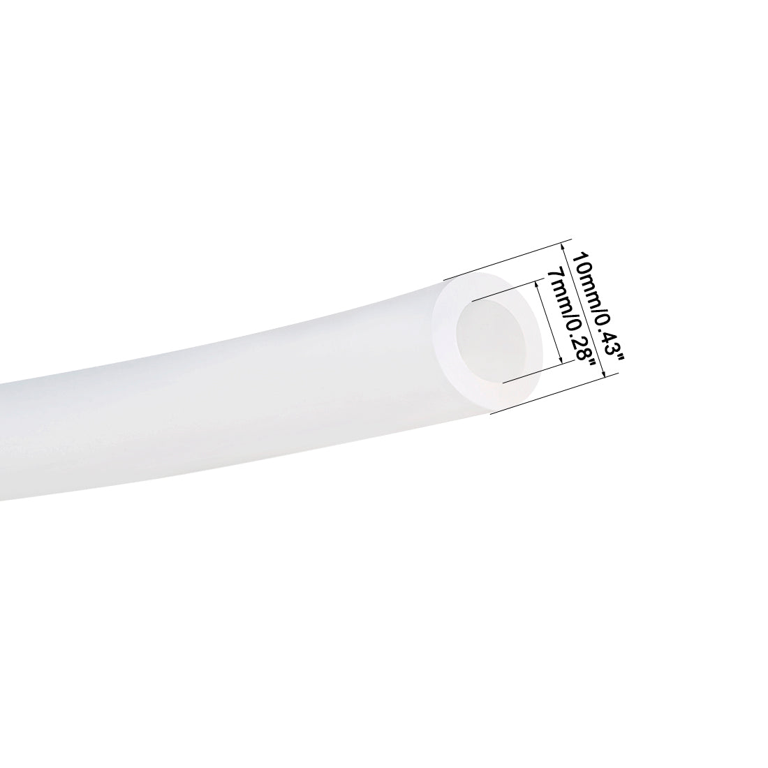 Harfington Silicone Tube 2 Meter Flexible Silicone Rubber Tubing Water Air Hose Pipe for Pump Transfer