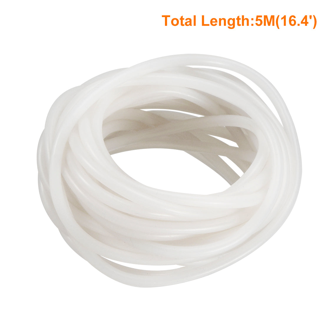 Harfington Silicone Tube mm ID X mm OD 5 Meters Flexible Silicone Rubber Tubing Water Air Hose Pipe for Pump Transfer