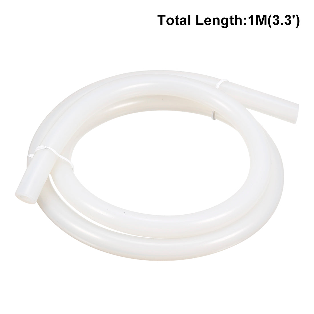Harfington Silicone Tube 1 Meter Flexible Silicone Rubber Tubing Water Air Hose Pipe for Pump Transfer