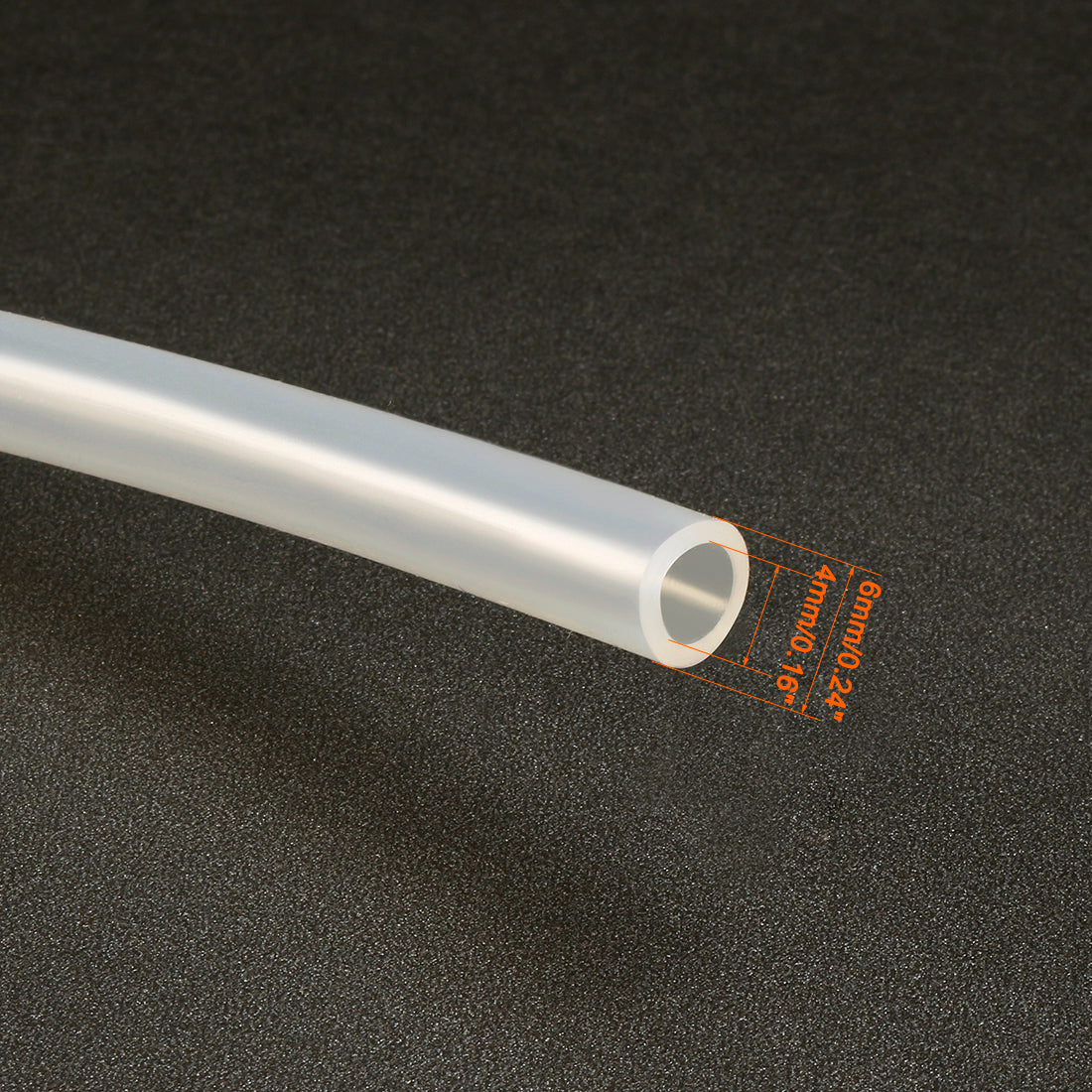 Harfington Silicone Tube mm ID X mm OD 5 Meters Flexible Silicone Rubber Tubing Water Air Hose Pipe for Pump Transfer