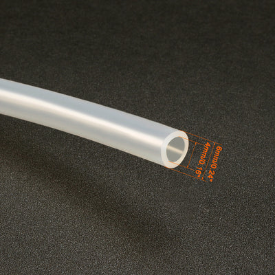 Harfington Silicone Tube mm ID X mm OD 5 Meters Flexible Silicone Rubber Tubing Water Air Hose Pipe for Pump Transfer