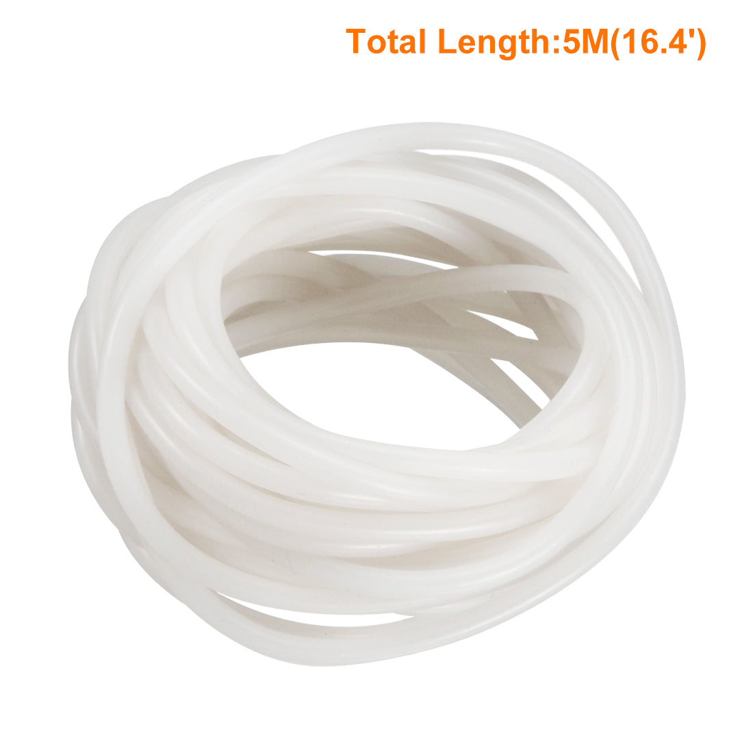 Harfington Silicone Tube mm ID X mm OD 5 Meters Flexible Silicone Rubber Tubing Water Air Hose Pipe for Pump Transfer