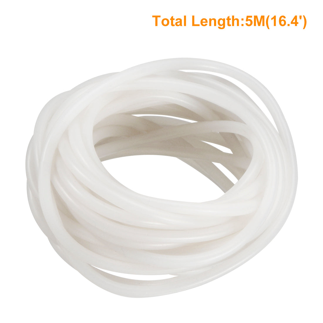 Harfington Silicone Tube mm ID X mm OD 5 Meters Flexible Silicone Rubber Tubing Water Air Hose Pipe for Pump Transfer