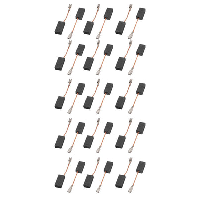 Harfington 15 Pairs Electric Drill 5mm x 8mm x 15mm Motor Carbon Brushes Spare Part