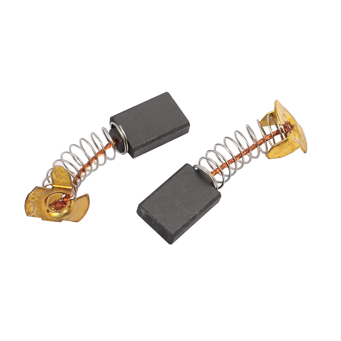 Harfington 15 Pairs Electric Drill Motor Tool Carbon Brush 5 x 11 x 16mm Brass Tone w Spring