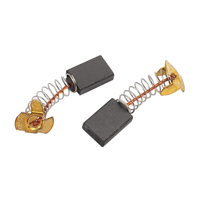 Harfington 15 Pairs Electric Drill Motor Tool Carbon Brush 5 x 11 x 16mm Brass Tone w Spring