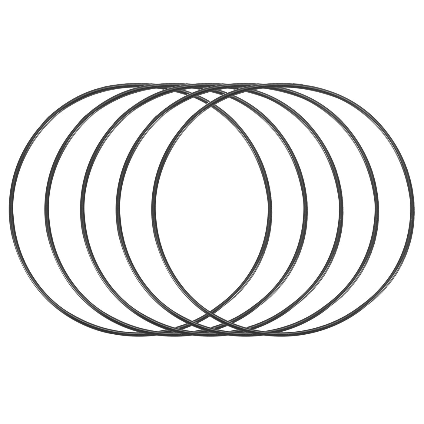 Harfington Nitrile Rubber O-Rings, Metric Nitrile Rubber Sealing Gasket 5Pcs