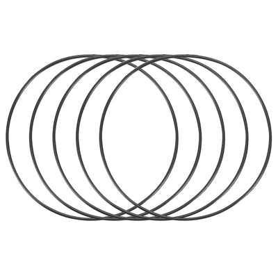 Harfington Nitrile Rubber O-Rings, Metric Nitrile Rubber Sealing Gasket 5Pcs