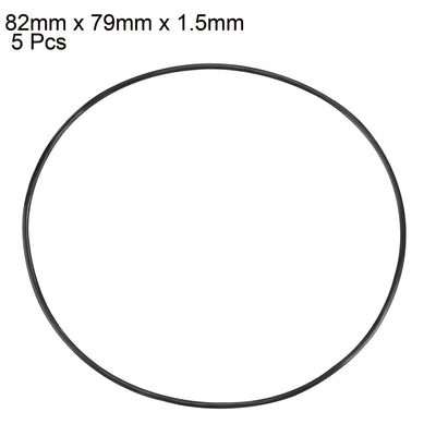 Harfington Nitrile Rubber O-Rings, Metric Nitrile Rubber Sealing Gasket 5Pcs