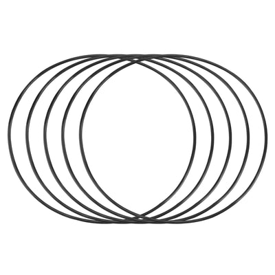 Harfington Nitrile Rubber O-Rings, Metric Nitrile Rubber Sealing Gasket 5Pcs
