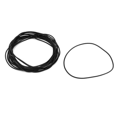 Harfington 15 Pcs 78mm x 1.5mm Rubber O-rings NBR Heat Resistant Sealing Ring Grommets