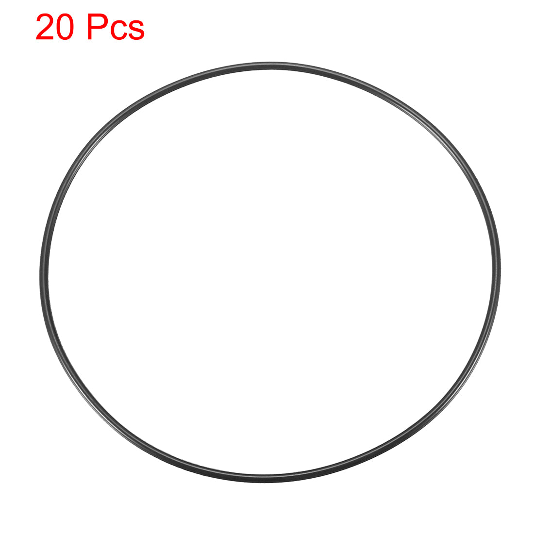 Harfington Nitrile Rubber O-Rings Metric Buna-N Sealing Gasket 20Pcs