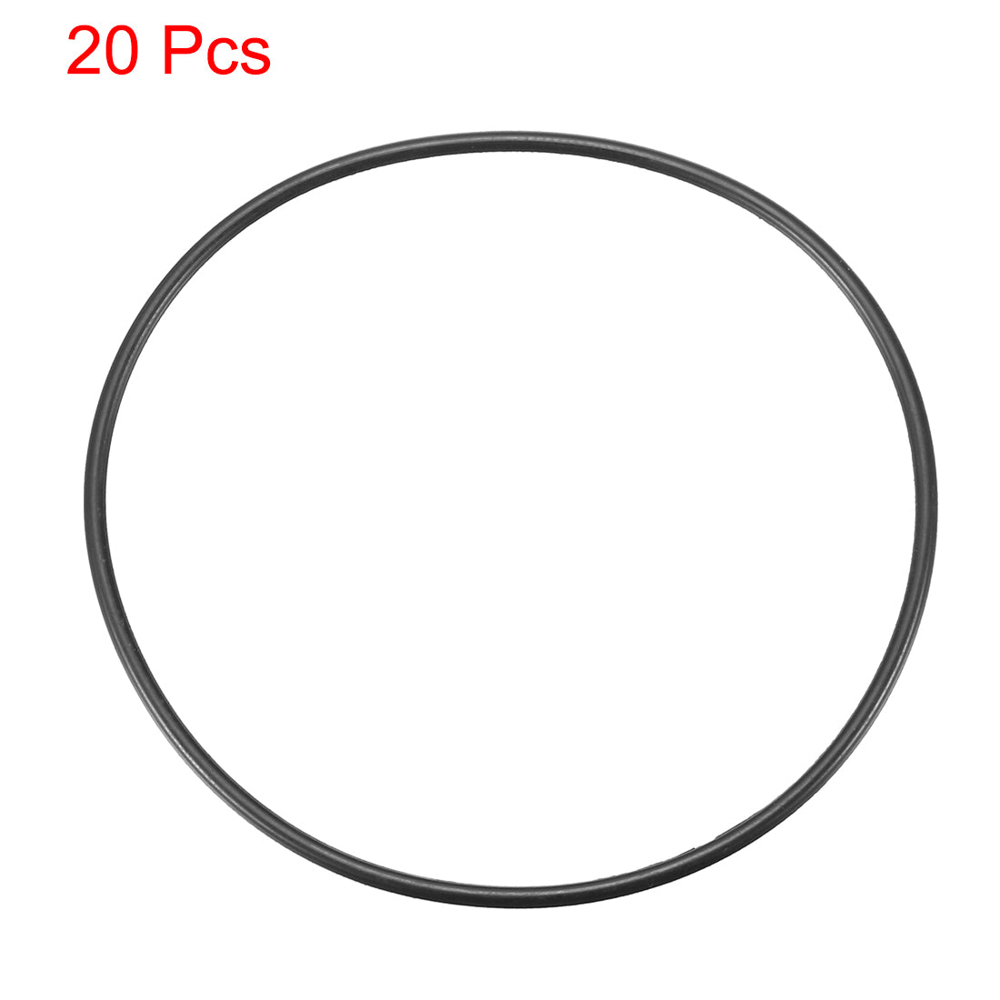 Harfington Nitrile Rubber O-Rings Metric Buna-N Sealing Gasket 20Pcs