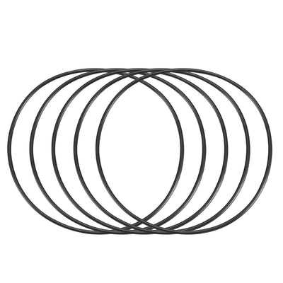 Harfington Nitrile Rubber O-Rings Metric Buna-N Sealing Gasket, 50Pcs