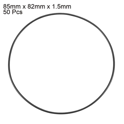 Harfington Nitrile Rubber O-Rings Metric Buna-N Sealing Gasket, 50Pcs