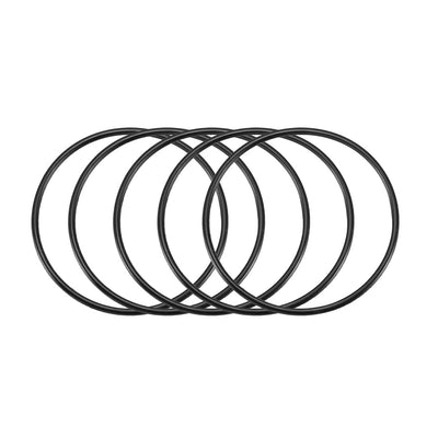 Harfington Nitrile Rubber O-Rings, Metric Nitrile Rubber Sealing Gasket Black Pack of 30