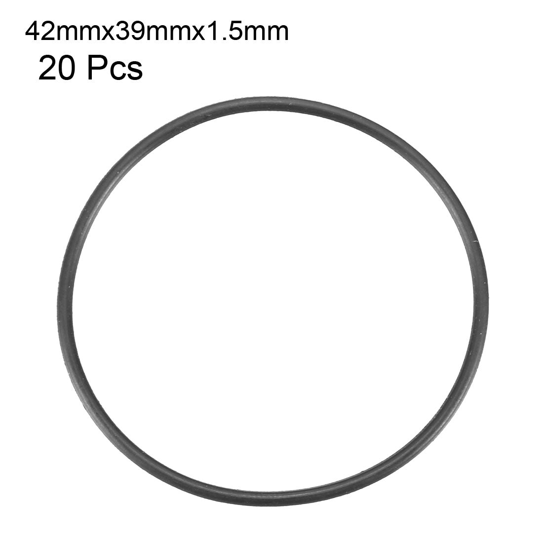 Harfington Nitrile Rubber O-Rings Metric Buna-N Sealing Gasket 20Pcs