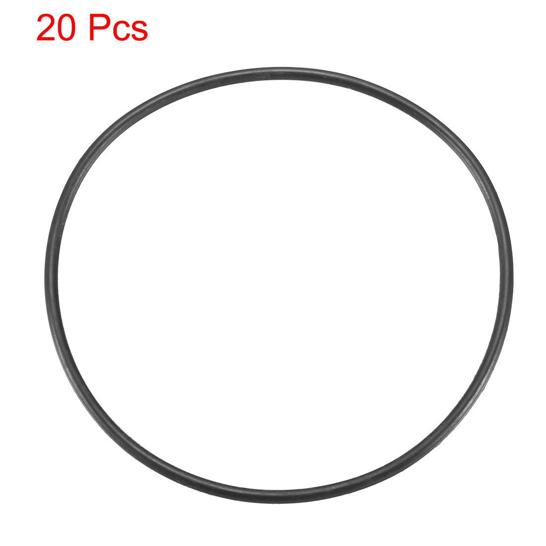 Harfington Nitrile Rubber O-Rings Metric Buna-N Sealing Gasket 20Pcs