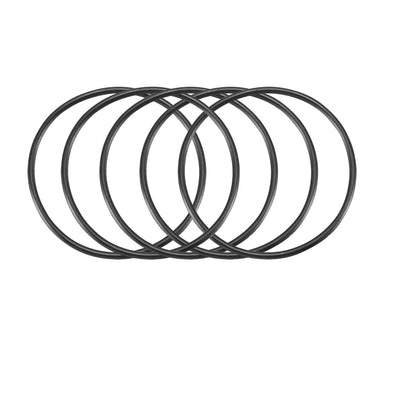 Harfington Nitrile Rubber O-Rings Metric Buna-N Sealing Gasket Black Pack of 25