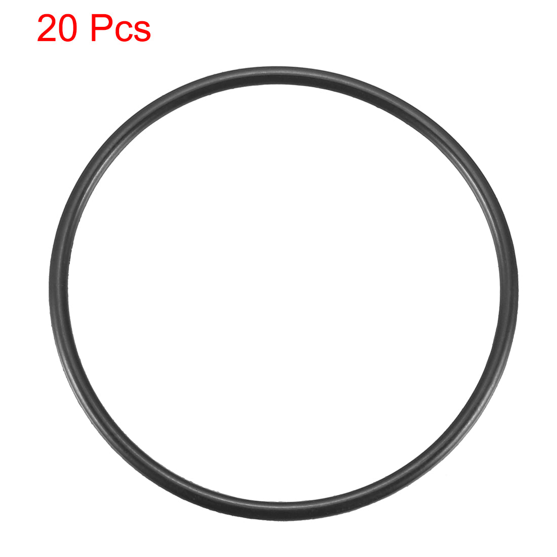 Harfington Nitrile Rubber O-Rings Metric Buna-N Sealing Gasket 20Pcs