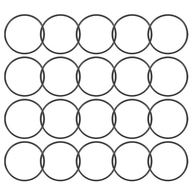 Harfington Nitrile Rubber O-Rings, Metric Nitrile Rubber Sealing Gasket, Pack of 20