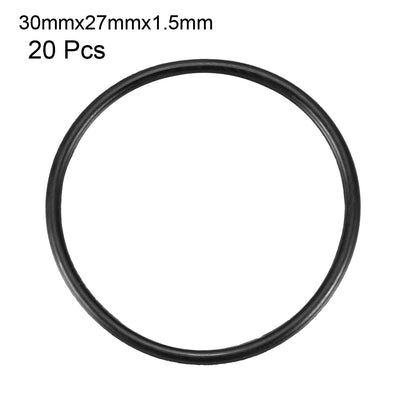 Harfington Nitrile Rubber O-Rings, Metric Nitrile Rubber Sealing Gasket, Pack of 20