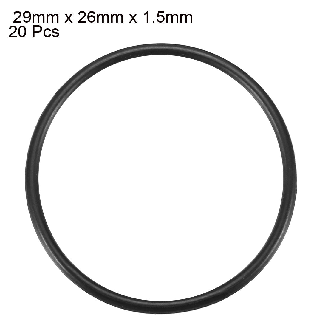 Harfington Nitrile Rubber O-Rings, Metric Nitrile Rubber Sealing Gasket, Pack of 20